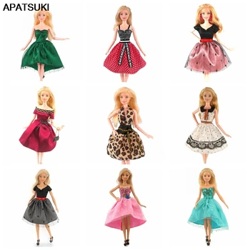 Модное кукольное Платьице для куклы Барби, одежда для кукол Барби, Наряды 1/6 Аксессуары для кукольного домика, Игрушки для детского подарка