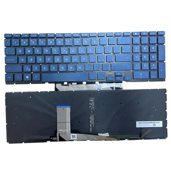 Новый Оригинальный Cz FR TI Для HP Victus 16-E 16-E0085CL 16-E0161NR 16-E1085CL TPN-Q264 Клавиатура ноутбука С подсветкой Светло-синего цвета