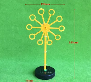 Технология солнечной ветряной мельницы Sun tree небольшие работы небольшой вентилятор объемная сборка детские игрушки физика оборудование для физических экспериментов