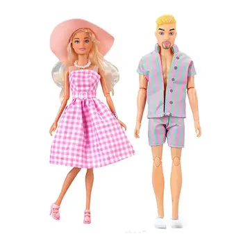 Модная одежда, футболка, Юбка, повседневная одежда ручной работы, Кукла для девочек, игрушки для подарков для девочек 