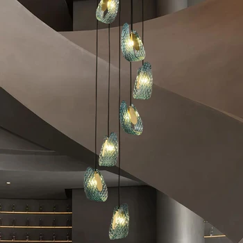 Новый креативный дизайн, Китай, лучшая цена, внутреннее оформление в современном скандинавском стиле, синий светодиодный подвесной светильник