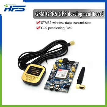 Плата разработки модуля SIM808 с GPS Антенной, GSM, GPRS, GPS, IPX, SMA, Arduino Raspberry Pi, SIM-картой 2G, 3G, 4G