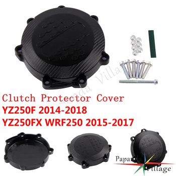 Черный Двигатель для Мотокросса Пластиковая Защитная Крышка Сцепления Для Yamaha YZ250F 2014-2018 YZ250FX WRF250 2015-2017