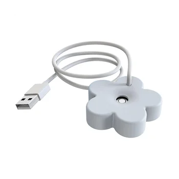 Мини Портативный Увлажнитель Воздуха с USB-Кабелем Герметизирующий Дизайн Безцилиндровый Увлажнитель Воздуха Для Путешествий Персональный Увлажнитель воздуха для Спальни Белый