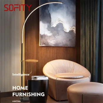 Торшеры SOFITY с диммером, современный простой дизайн, освещение для украшения дома и гостиной
