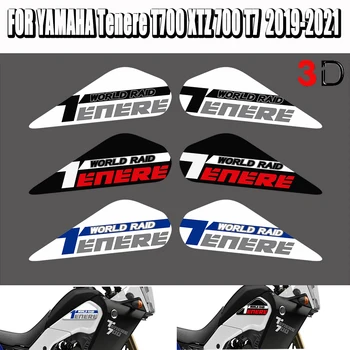 Накладки На Бак 3DStickers Наклейка ДЛЯ YAMAHA Tenere T700 XTZ 700 T7 Протектор Багажника Мотоцикла Топливный Комплект 2019 2020 2021
