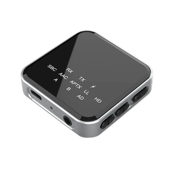 Беспроводной 3,5-мм оптический адаптер AUX Aptx 2 В 1, аудиоадаптер Bluetooth для стереосистемы автомобильного телевизора