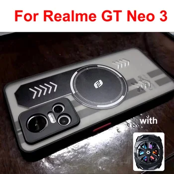 Для Realme GT Neo 3 Case GT Neo3 Корпус для Отвода Тепла Из Алюминиевого Сплава 5G Для OPPO Realme GTNeo3 Графеновое Охлаждение с Кулером