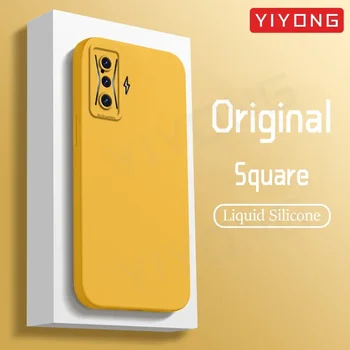K50 Gaming Case YIYONG Оригинальный Мягкий Жидкий Силиконовый Чехол Для Xiaomi Redmi K50 Ultra Game Xiomi K40S K40 Pro Plus Чехлы Для Телефонов