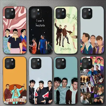 Чехол для телефона Jonas Brothers для iPhone 11 12 Mini 13 14 Pro XS Max X8 7 6s Plus 5 SE XR в виде ракушки