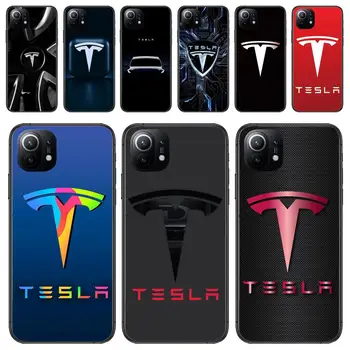 Роскошный Чехол Для Телефона Tesla car Для Xiaomi 13 12 11T 9 11 10C 9T 8 9SE 11i Lite Ultra Note10 Poco F3 M4 M3 Pro Cover
