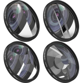 KnightX Разделенный Диоптрийный Фильтр FX для Объектива Камеры Специальные Эффекты Аксессуары для Зеркальной Фотографии 52 мм для nikon d80